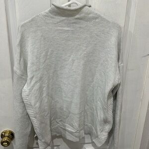 Light grey mock neck sweater